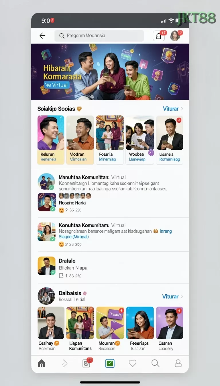 Cuplikan layar PADI777 — menu navigasi