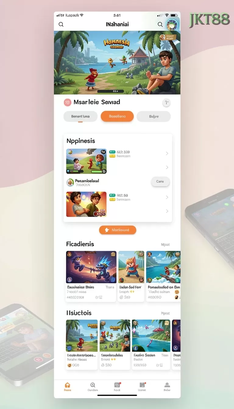 Cuplikan layar HAKIM4D — menu navigasi