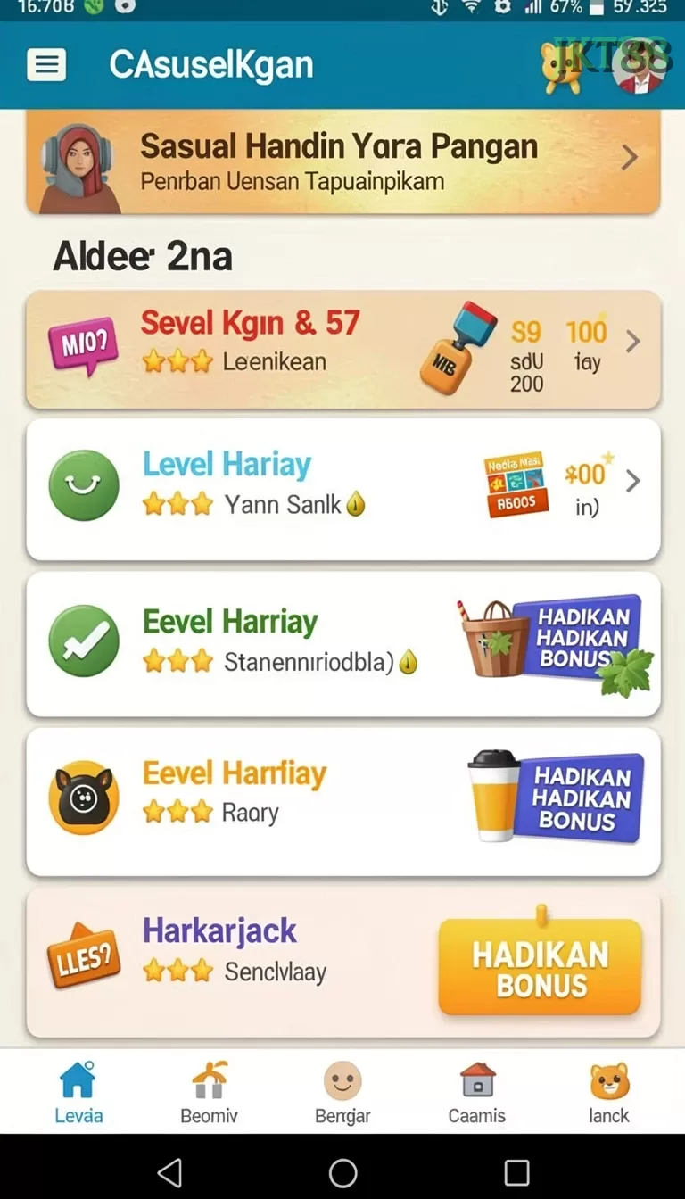 Cuplikan layar INDO777 — pengaturan akun